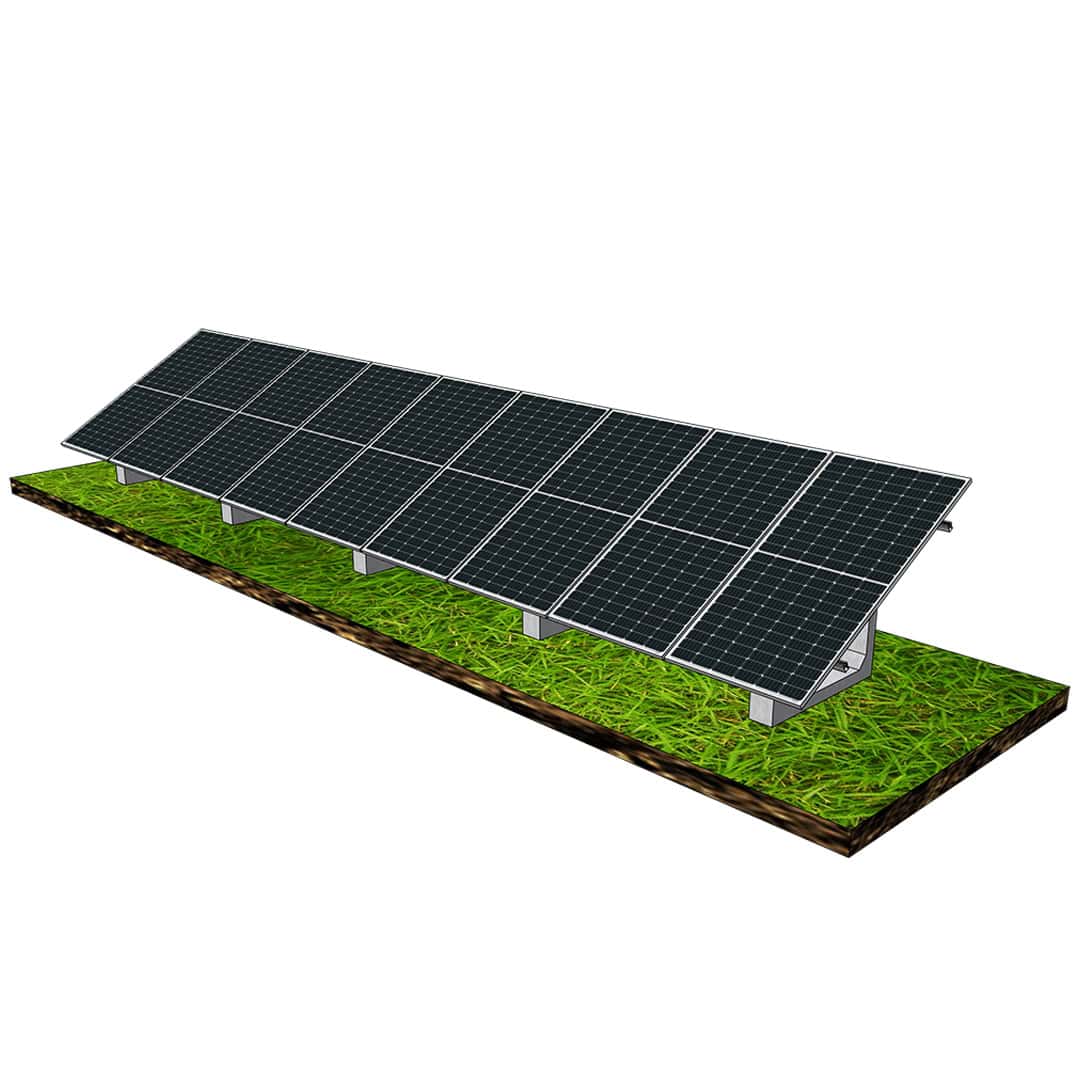 Наземни PV системи 1P-9, бетон